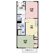 Surplus TwoリスンAの間取り画像