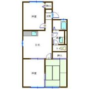 ブルースカイ山本Ⅲの間取り画像