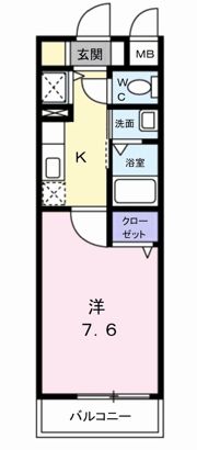 セレノ逆瀬川の間取り画像