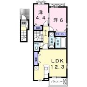 サン・ボヌール西条 Ⅱの間取り画像