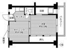 ビレッジハウス紀三井寺6号棟の間取り画像