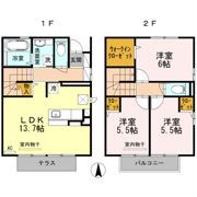 ラフィネ ル シェモア Ⅲの間取り画像