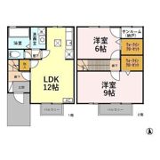 モアコート禅 Aの間取り画像