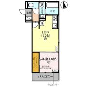 D-ROOM深草小久保町Bの間取り画像