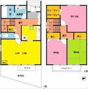 モンテ アン ヴァレ A棟の間取り画像