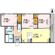 トリシア新庄の間取り画像