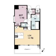 スプランディッド中之島WESTの間取り画像