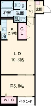 アウル石山の間取り画像