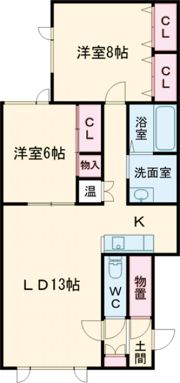 メゾンT＆C B棟の間取り画像