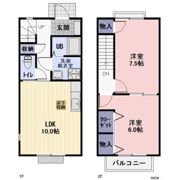 ブランシェSUMIYOSIMARUYAMA B棟の間取り画像