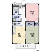 オーガイトKITAOKA B棟の間取り画像