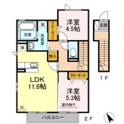 ダイゼンハイツの間取り画像