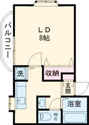 ベック12番館の間取り画像