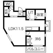 ヒルズ中山手の間取り画像