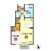 シェリール蔵前Bの間取り画像