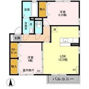 リビングタウン結城 Dの間取り画像