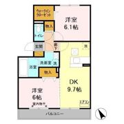 コスモパーク Aの間取り画像
