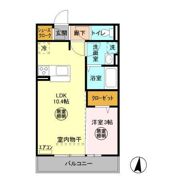 クラリス秀宝の間取り画像