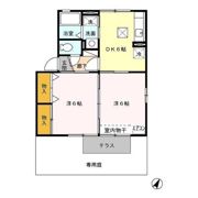 ウッズパディー A/B/C/Dの間取り画像