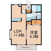 ソレジオ 藤原の間取り画像