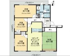 ライオンズマンション下永谷の間取り画像