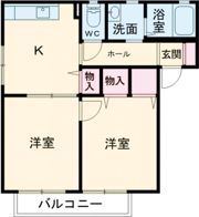 オネスト B棟の間取り画像