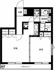 ルーブル世田谷弐番館の間取り画像