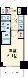 エスリード神戸兵庫駅ミッドポートの間取り画像