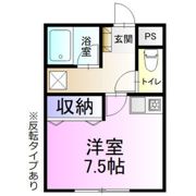 Kシティハイツの間取り画像