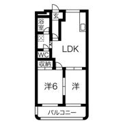 ロイヤルハイツ・廣瀬100の間取り画像