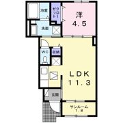 エスペランサ田代の間取り画像
