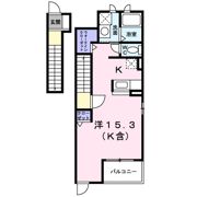 サンライズK Ⅱの間取り画像