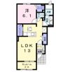 アヴニール・シュマンAの間取り画像