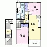 ポライトリーBの間取り画像