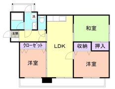 メゾンクロダ壱番館の間取り画像