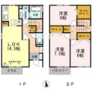 シャン・ド・フルール Ayameの間取り画像