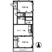 ブルージュ･TAKASONEの間取り画像