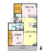 Ciel瑠の間取り画像