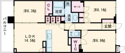 ザ・熊本ガーデンズの間取り画像