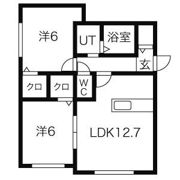 パーク・アベニュー (清田1-3)の間取り画像