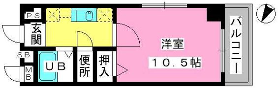 アネモス春日原の間取り画像