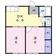 島﨑アパートの間取り画像