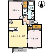 コンフォールⅠ号館の間取り画像