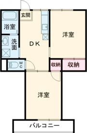 コーポ弥生の間取り画像