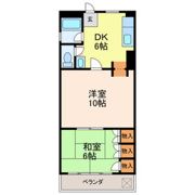 コーポオオサワⅡの間取り画像