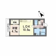 Paradiso熊本駅前の間取り画像