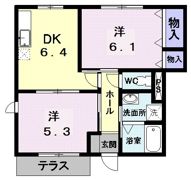 メゾンプロムナードBの間取り画像