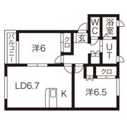 アジェンテBの間取り画像