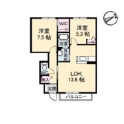 ブランドール ユー B棟の間取り画像