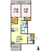 Grande CarroⅢの間取り画像